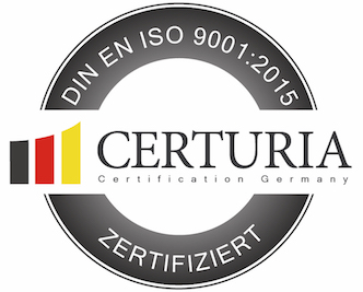 Zertifizierung nach DIN ISO 9001:2015